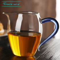 Touch Miss road cup thickened glass heat-resistant transparent tea filter kung fu tea set accessories Tea Tea Tea Ware