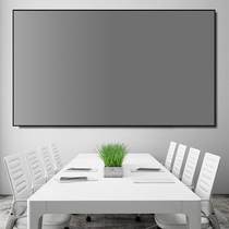 Frame curtain cloth anti-light metal frame curtain projector screen 60 inch to 200 inch hanging wall Home curtain