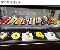 Mousse Tray Sweet Pint Cutlery West Point Tea Water Black And White Strip Display Tray Thickened Tea Tray Baking Cup