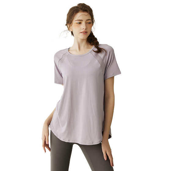 High-end sports short-sleeved women's new Pilates training loose slimming yoga top running fitness t-shirt summer
High-end sports short-sleeved women's new Pilates training loose slimming yoga top running fitness t-shirt summer