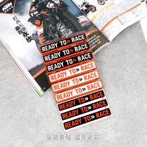 KTM 250 390 690 790 1090 1190 1290gt modified car stickers flower reflective stickers