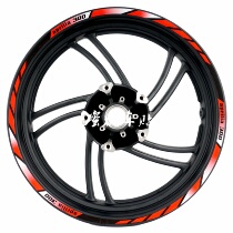 Apulia SRMAX 300250 Typhoon pedal modified hub patch painted waterproof reflective sticker