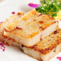 (Jane net Hong Kong-style radish cake 15 pieces) frozen semi-finished products traditional pastry restaurant dim sum catering commercial