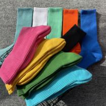 (5 Pairs) (Towel Bottom) Mens Short Length Cotton Socks Pure Black and White Medium Tall Socks Basketball Socks