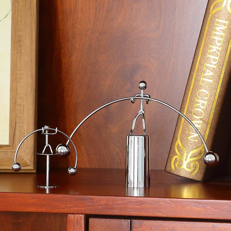 桌面自由办公室磁力摆碰撞球动力电磁家用玄关对男生摇头