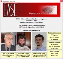 EASE 4.4 .70 Acoustic Design Environmental Acoustic Decoration Simulation Design Software Send video tutorials