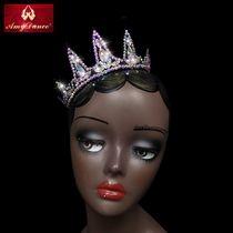 Emmy Dance Clothes Latin Dance Headwear Diamond Crown Banquet Ball floral headdress Modern Dance Headwear Competition Professional Accessories