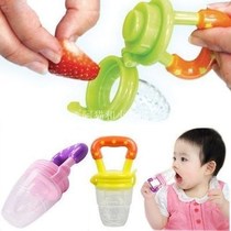 Baby Food Nipple Feeder Silicone Pacifier Fruits Meat Feedi