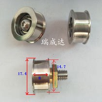 Feeder Bench Belt Pulley 17 4mm Idle Wheel 17mm Copper Belt Pulley 15mm Width 9mm M4 M5 Belt Pulley