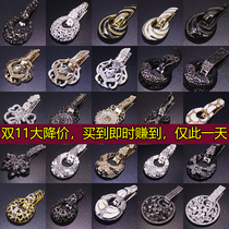Coat mink fur Mink fur Collar buckle Button buckle Duckbill buckle Pair buckle Buckle A diamond rhinestone collar buckle