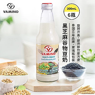 返6猫卡！哇米诺谷物豆奶300ml*12瓶[5元优惠券]-寻折猪