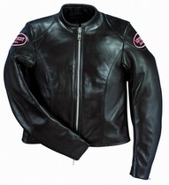 American mounted police leather jacket