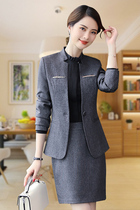 Worker clothing for the beauty teacher's nursery clubhouse Women 2019 Spring temperament suit hotel manager front desk work outfit
