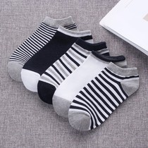 Summer ultra-thin cotton socks young boys mesh boat Socks summer shallow middle school students