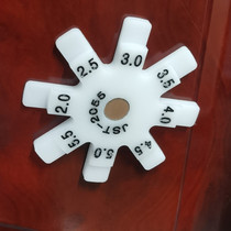 Star plastic feeler round plastic feeler gauge with magnetic plastic feeler gauge can be customized as required 2-5 5