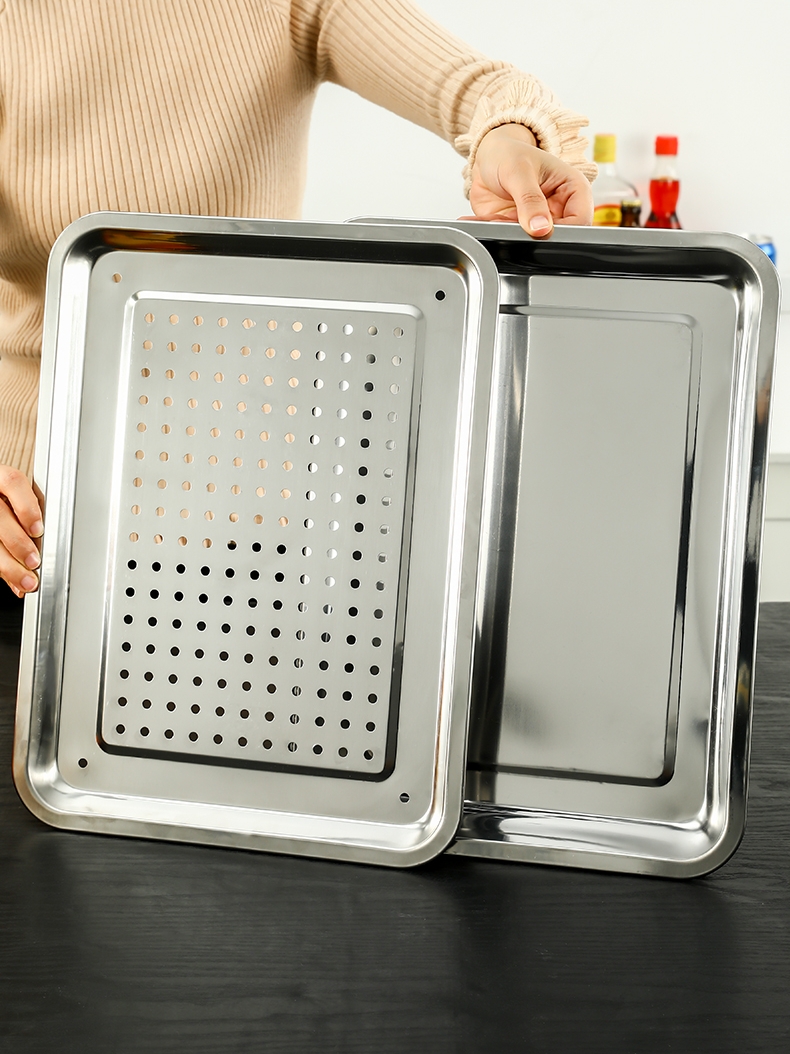 不锈钢长方形托盘真方才正正太实用了✨