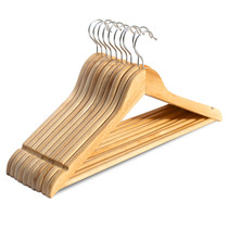 Baijing solid wood clothes rack Coat rack Solid wood clothes rack Simple wooden clothes rack Seamless non-slip clothes rack Childrens clothes rack