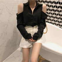 Light cooked wind suit womens summer new retro strapless light cooked shirt high waist thin shorts fashion two-piece set