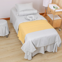 New Beauty Bed Supplies Beauty Salon Special Four Pieces Of Pure Color Eurostyle Medecine Massage Bed Cover