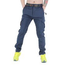 Soft shell hiking pants mens slim body outdoor fleece pants waterproof elastic breathable winter warm pants plus velvet mens assault pants