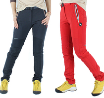 Winter Grip Suede Pants Woman BODY HIKING OUTDOOR CLIMBING PANTS BREATHABLE WINDPROOF AND WATERPROOF SOFT SHELL PANTS WOMAN WARM FLUSH PANT PANTS