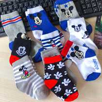 Foreign trade tail single child cartoon Middle cylinder cotton socks 1-5 years old