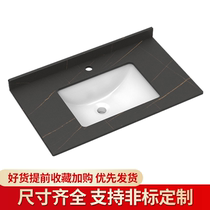 Custom washroom rock board lower basin marble integrated countertop washbasin washbasin Terra basin Terra room Bathroom Cabinet Balcony