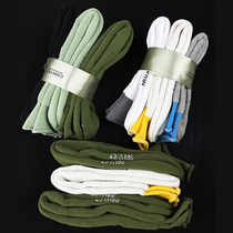 Autumn and winter Kan Ye socks kanye towel pile socks solid color thickened tide towel bottom cotton tube socks men and women