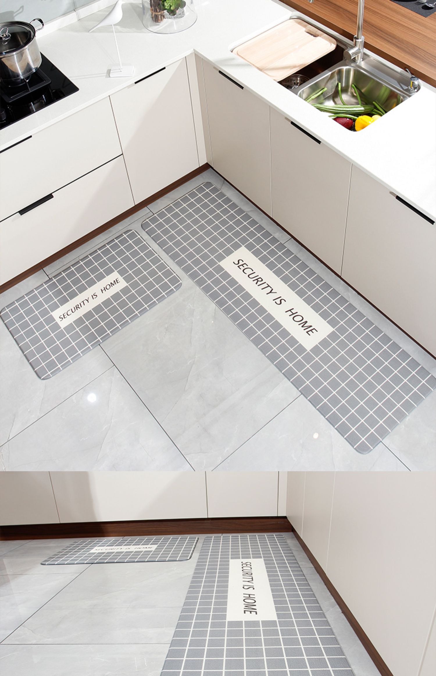 厨房地垫防滑防油家用防水脚垫子