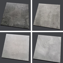 Foshan matte Nordic retro cement brick shop anti-slip wear-resistant 600x600 dark gray solid color restaurant 60x60