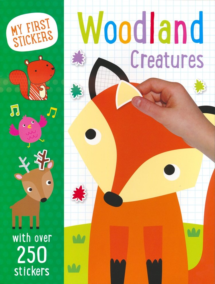 my first stickers woodland creatures 启蒙森林动物贴纸活动书 英文