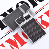 Porsche wind lighter High - end blue flame cigar igniter ultra - thin inflatable men high - end gifts