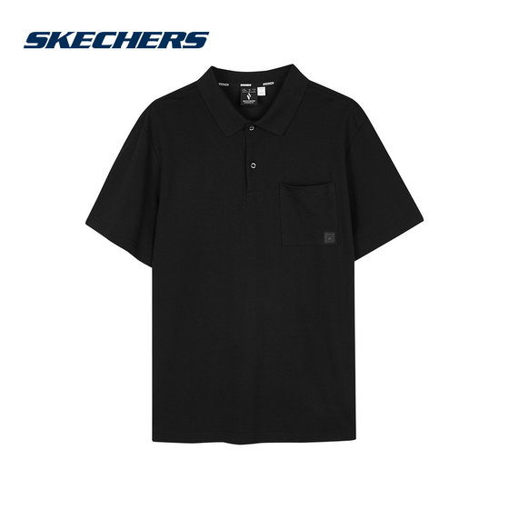 Skechers men's short-sleeved cool-sleeved shirt casual knitted short-sleeved POLO shirt L224M033/0018
Skechers men's short-sleeved cool-sleeved shirt casual knitted short-sleeved POLO shirt L224M033/0018