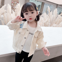 Girl Jacket Autumn Clothing 2022 New Thin ladies Baby Masculinity Chic Children Cowboy Children Spring Autumn Blouses