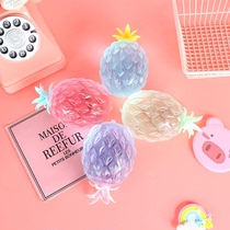 Decompression artifact Adult Net red pinch music decompression release ball pineapple student finger desktop male couple toy