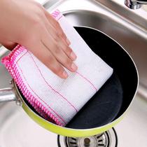 Dishable cloth household water absorption without hair no oil bamboo fiber rag towel kitchen supplies cleaning scour cloth towel
