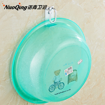 Space aluminum non-perforated washbasin clamp bathroom basin clamp plate clamp wall hanging toilet basin adhesive hook