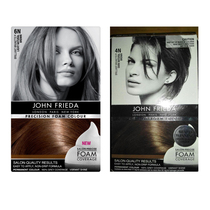 Spot UK-look at the instructions and then buy A big recommendation John Frieda foam hair dye multi-color does not hurt hair