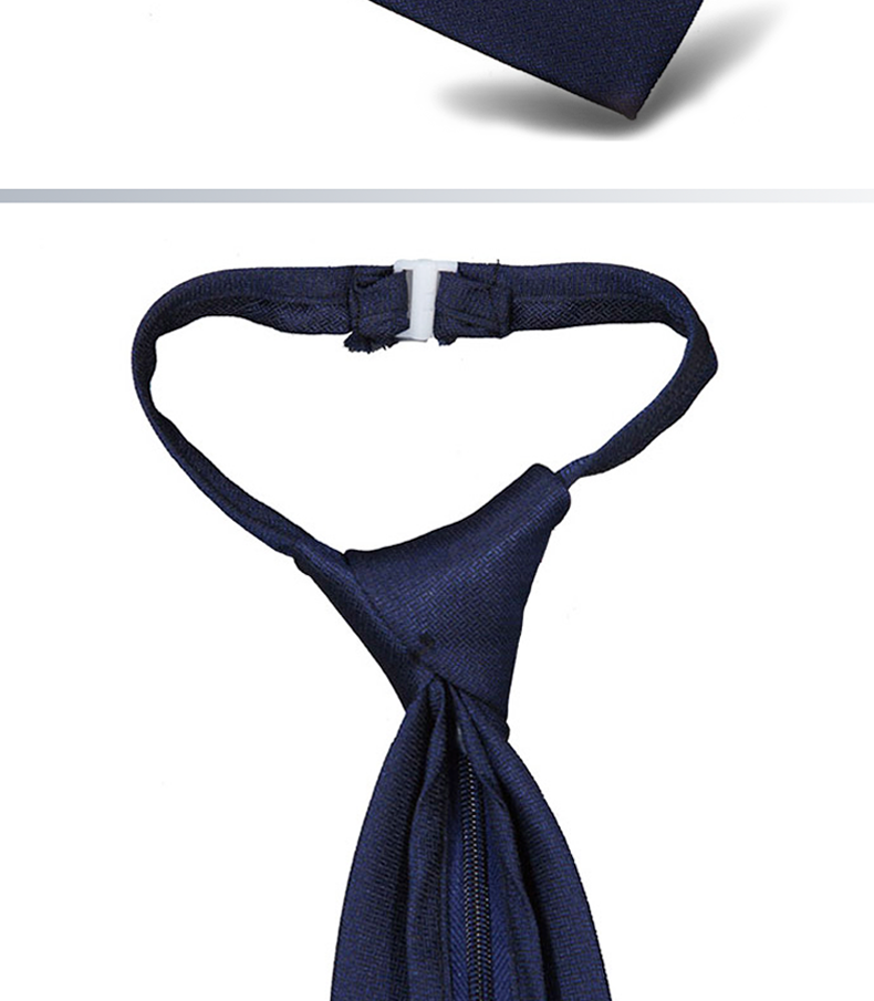 2011新式保安领带拉链式领带安保门卫保安服制服领带批发