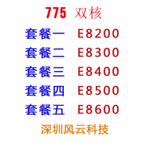 Fengyun dual core E8200 E8300 E8400 E8500 E8600 CPU 775 Series