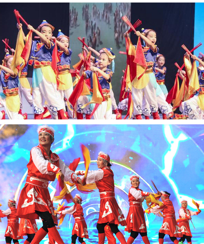 蒙古族舞蹈筷子成人儿童筷子舞广场舞体操专业考级运动会舞蹈道具