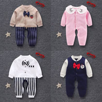 Baby jumpsuit spring and autumn baby clothes 1 year old baby ha clothes autumn newborn 0-3-6 months climbing suit comfortable