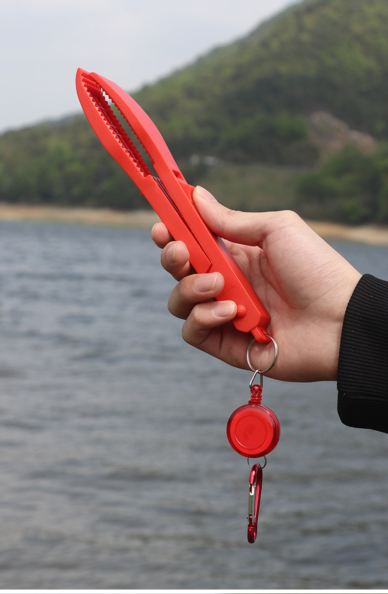 控鱼器路亚控大物迷你夹鱼钳微物塑料多功能钓鱼抓鱼夹取鱼器