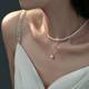봄과 여름 구슬의 여성을위한 Shi Jia Pearl 목걸이 간단한 목걸이 2025 새로운 인기 틈새 도금 925 Silver Collarbone Chain 봄과 여름 구슬의 여성을위한 Shi Jia Pearl 목걸이 간단한 목걸이 2025 새로운 인기 틈새 도금 925 Silver Collarbone Chain