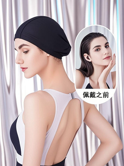수영 모자 높은 탄성 통기성 나일론 천 편안 수영 모자 높은 탄성 통기성 나일론 천 편안