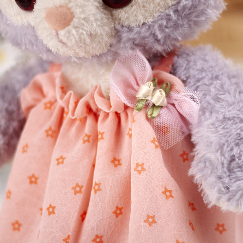 新款星黛露娃衣雪纺多彩吊带裙stella芭蕾兔毛绒公仔玩具换装衣服