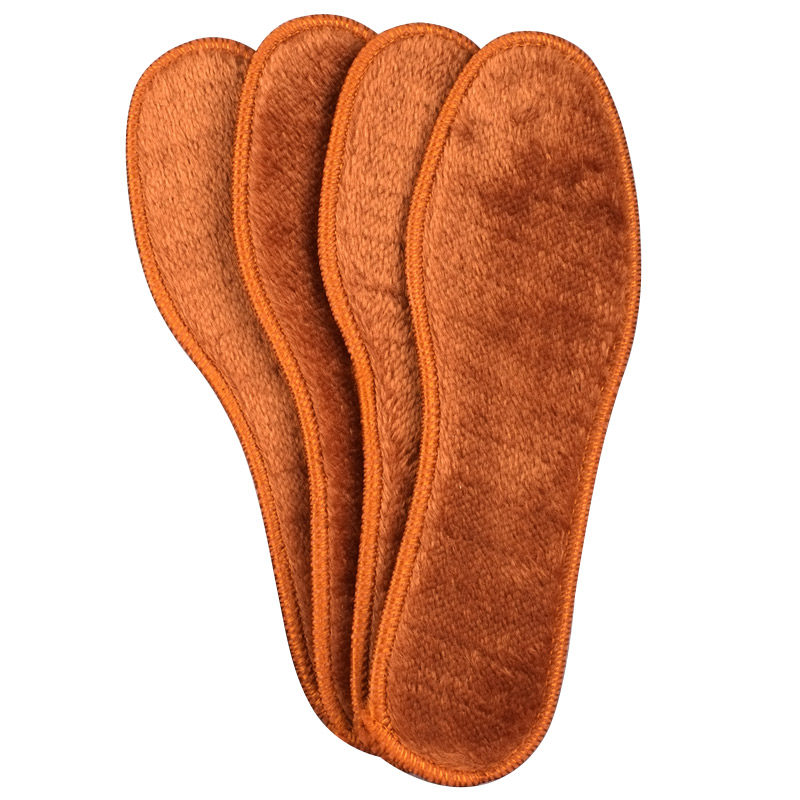 保暖鞋垫冬季男女加绒加厚仿羊毛鞋垫防臭吸汗透气毛毡鞋垫
