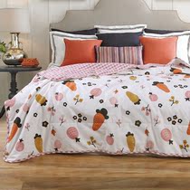 According to the Shijia Xia Liangquan air-conditioned cotton washable thin single double sleeps naked class A quilt