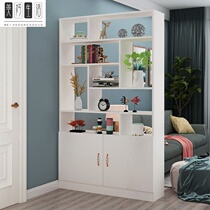 Simple modern ecological board living room cabinet door Hall Cabinet double-sided wine cabinet screen decoration cabinet shoe cabinet porch cabinet