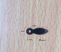 Iron blade photo frame tableting hardware accessories backplane blank iron tree blade environmental protection thickened iron melon seed slices 200